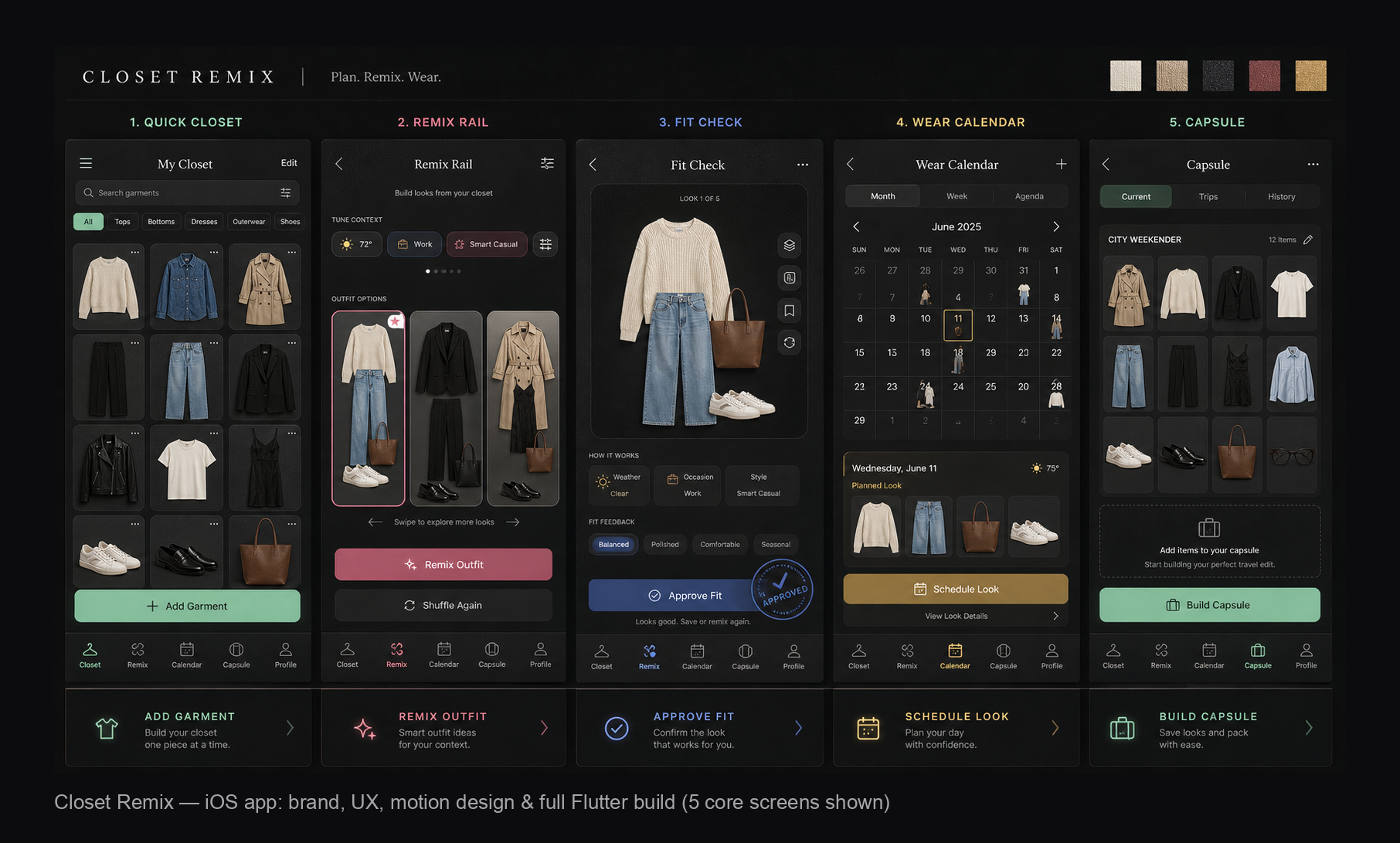 Closet Remix app