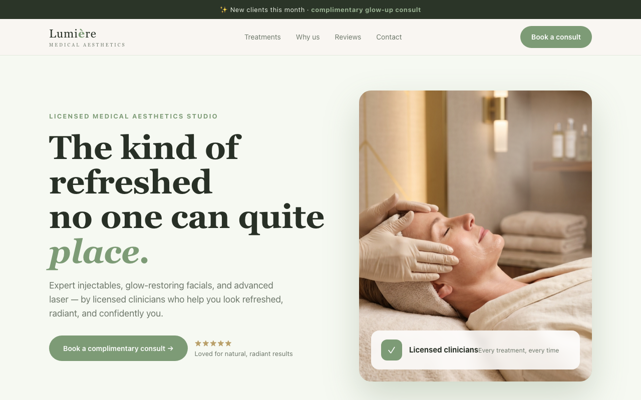 Lumière local business launch case study